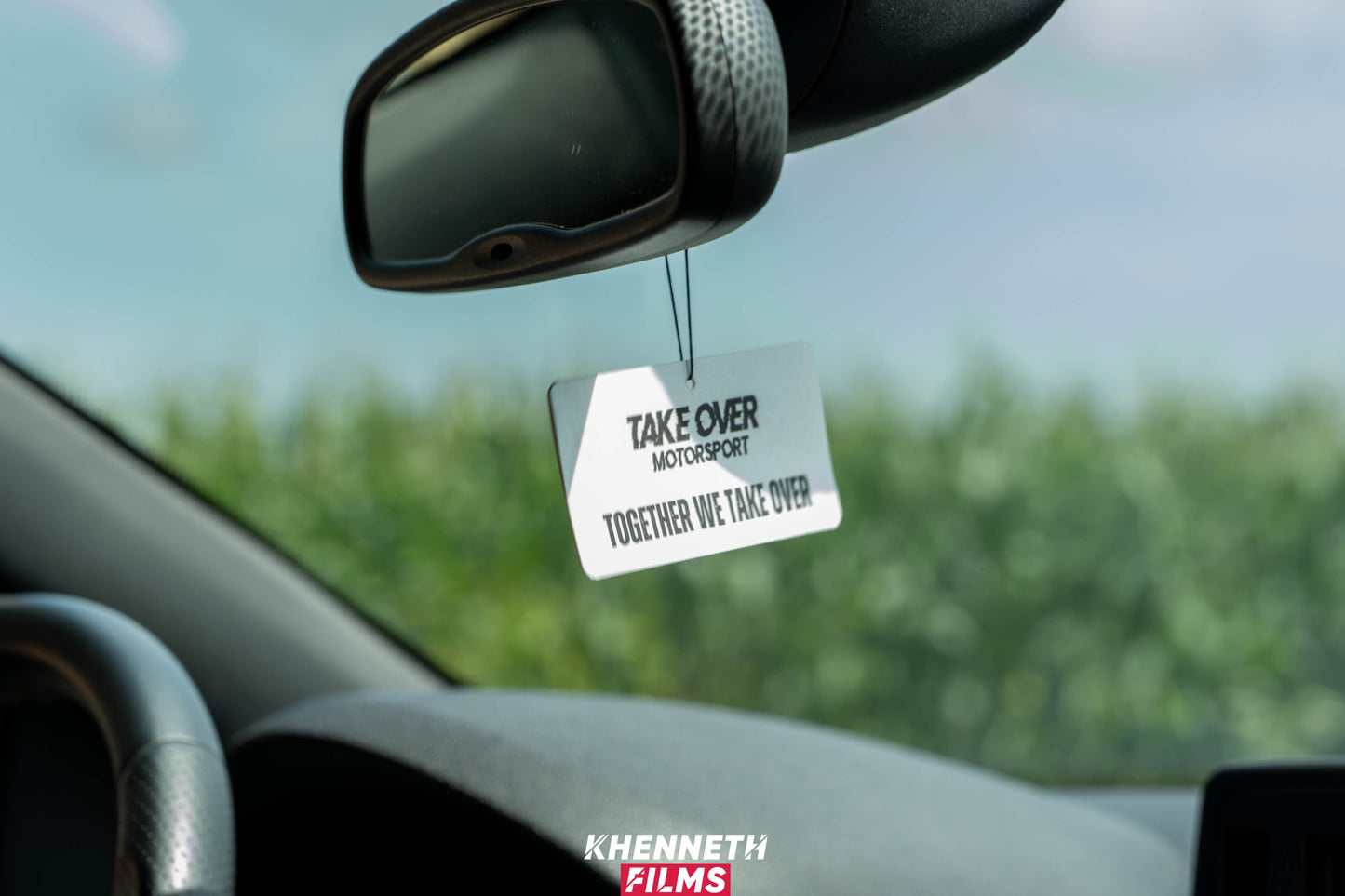 Air Freshner - TAKE OVER Glitch - Black Ice