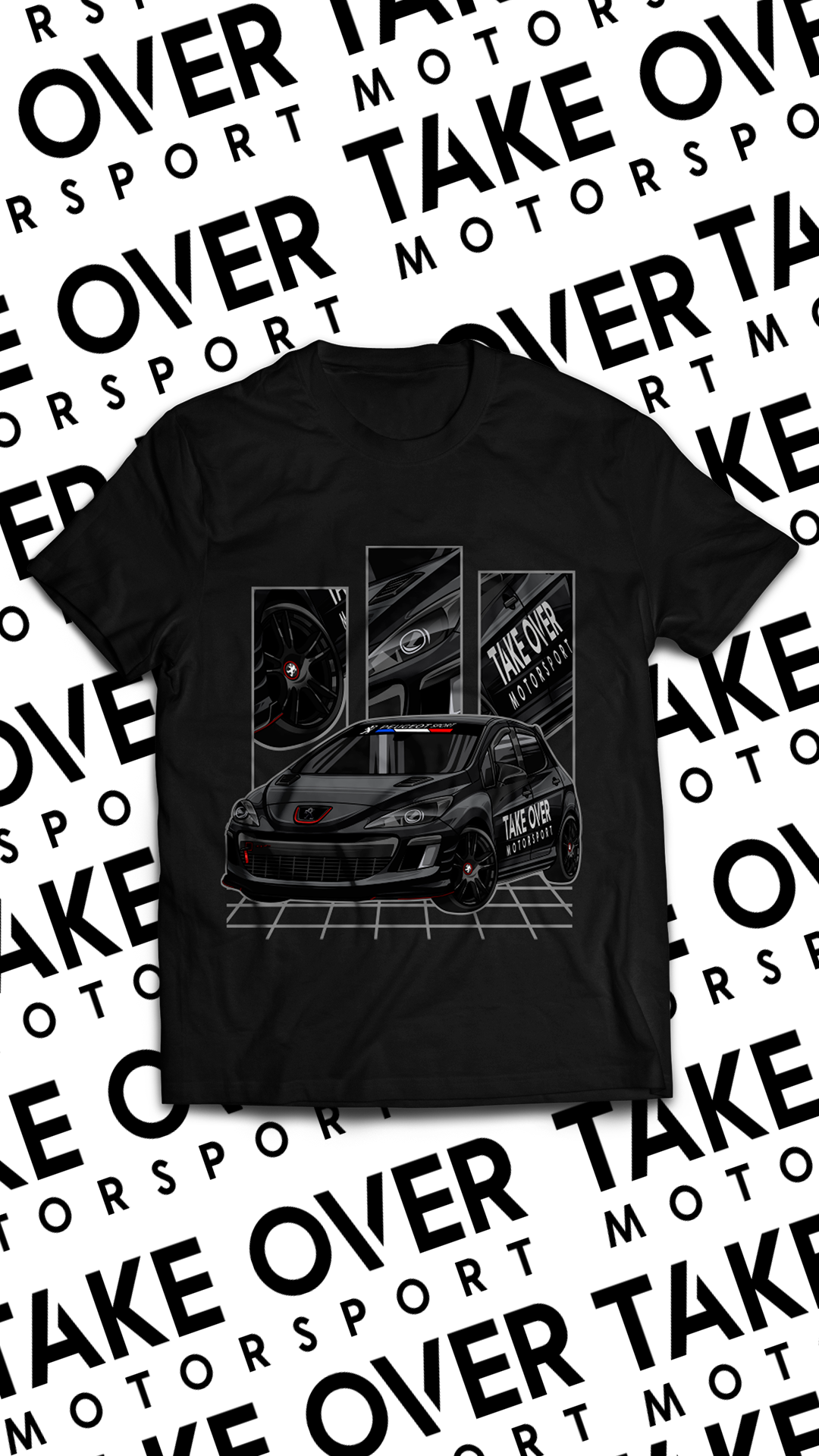 T-Shirt - Peugeot 308 GT x Sky Fatal