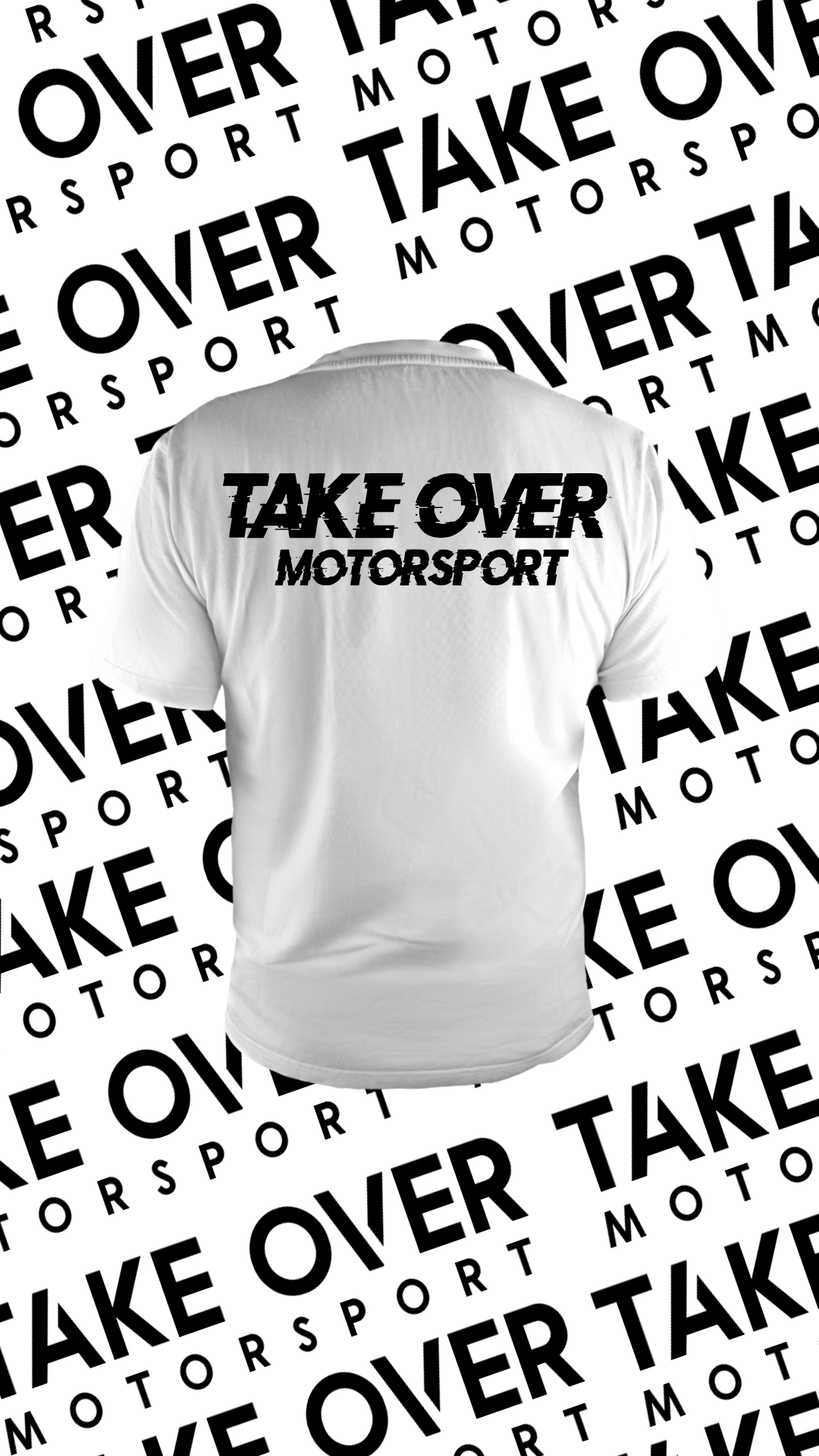 T-Shirt - TAKE OVER WHITE "Glitch"